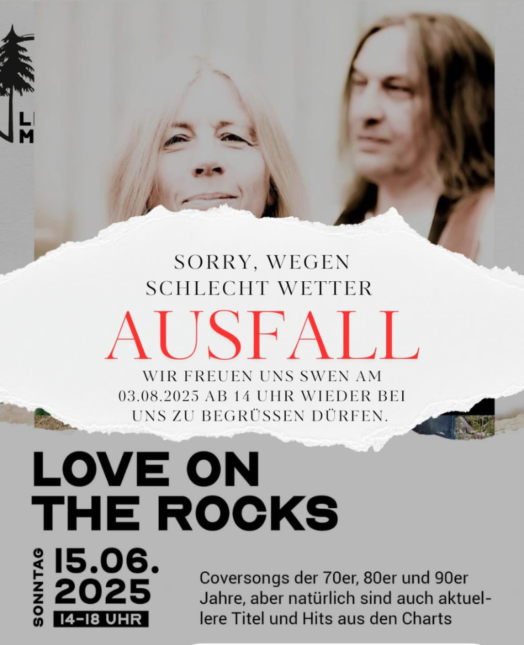 LOVE ON THE ROCKS // ABGESAGT