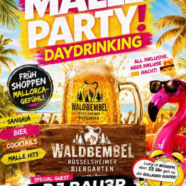 Malle Party mit DJ BAU3R